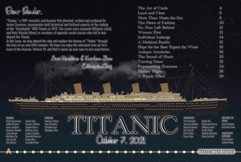 Titanic Table of Contents
