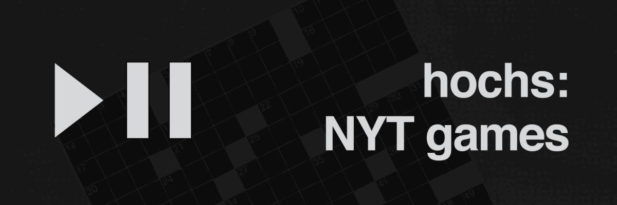 Humans of CHS: What is your favorite New York Times game?
